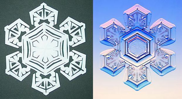 How to Make Paper Snowflakes Step 11