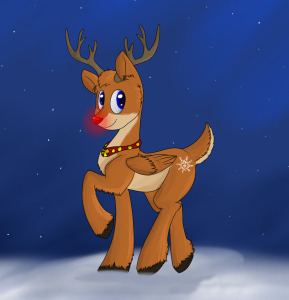 mlp_fim___rudolph_the_red_nosed_reindeer_by_invaderugli-d6wq20k