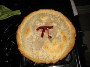 Pi day pie (cherry)