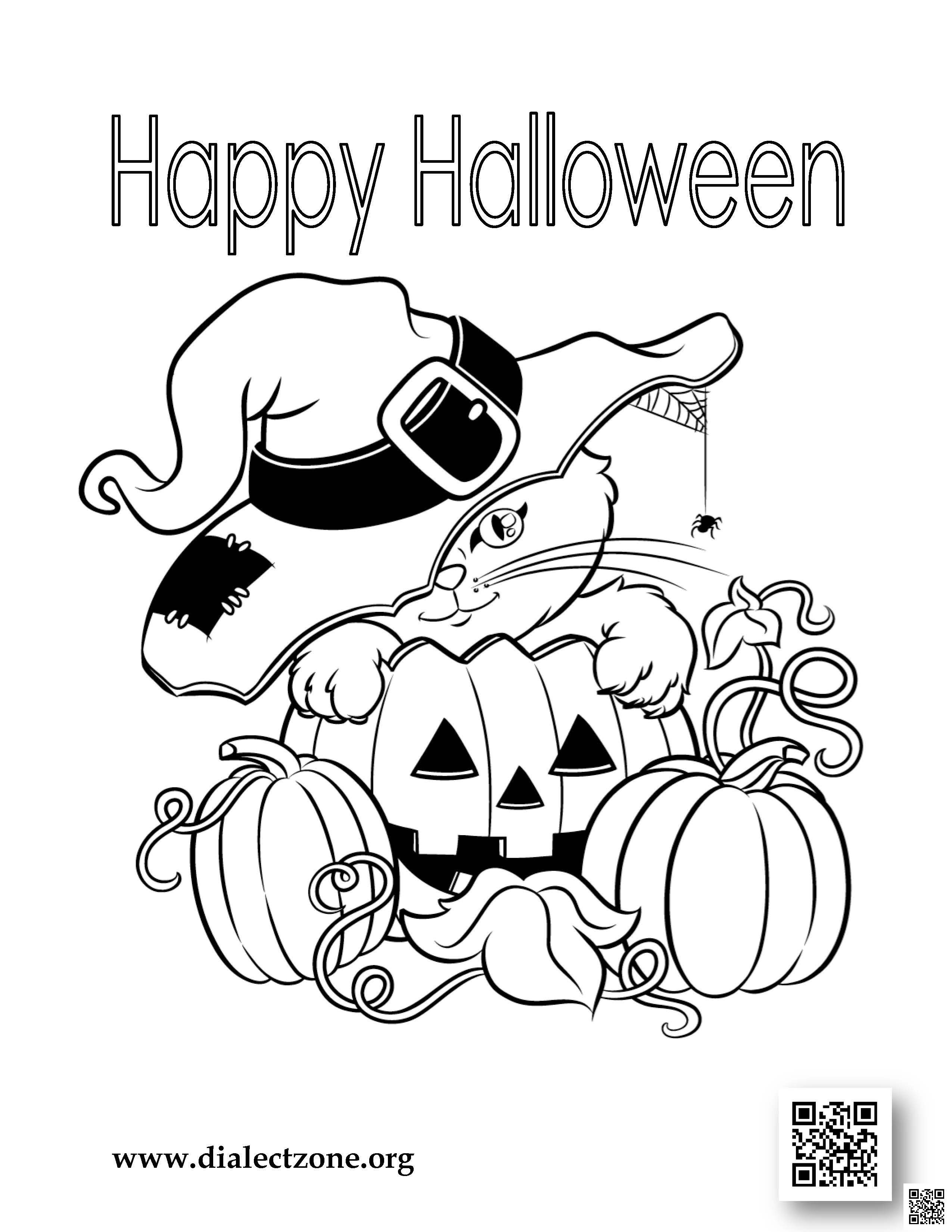 Halloween 2016 Coloring Contest | Dialect Zone International