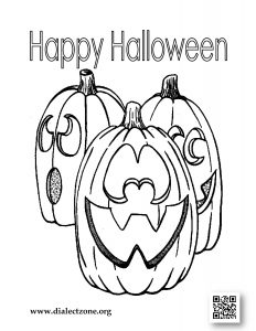 Dialect Zone International - Halloween Coloring Contest - Image 2