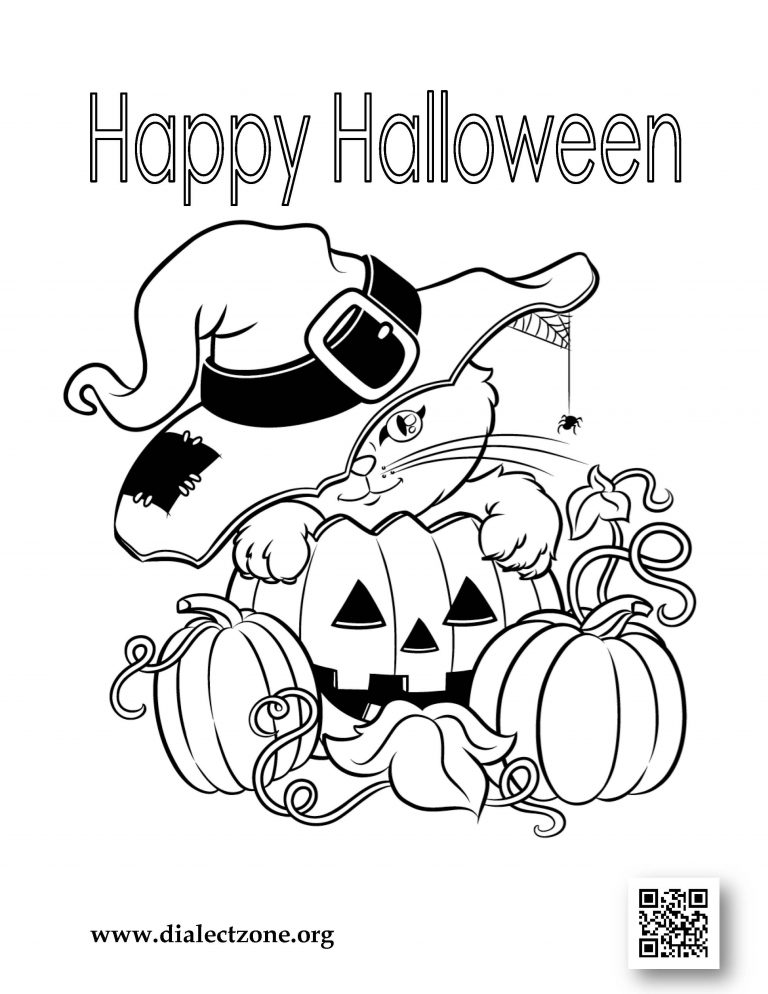 Halloween 2016 Coloring Contest – Dialect Zone International